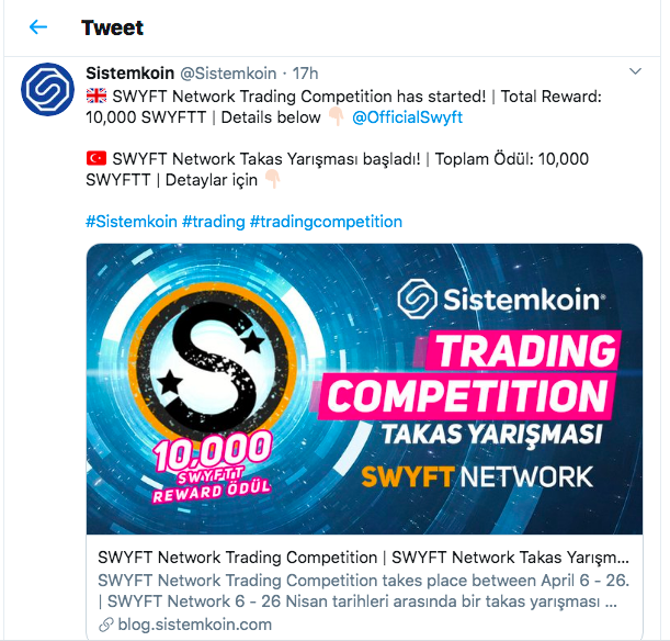 SWYFT competition